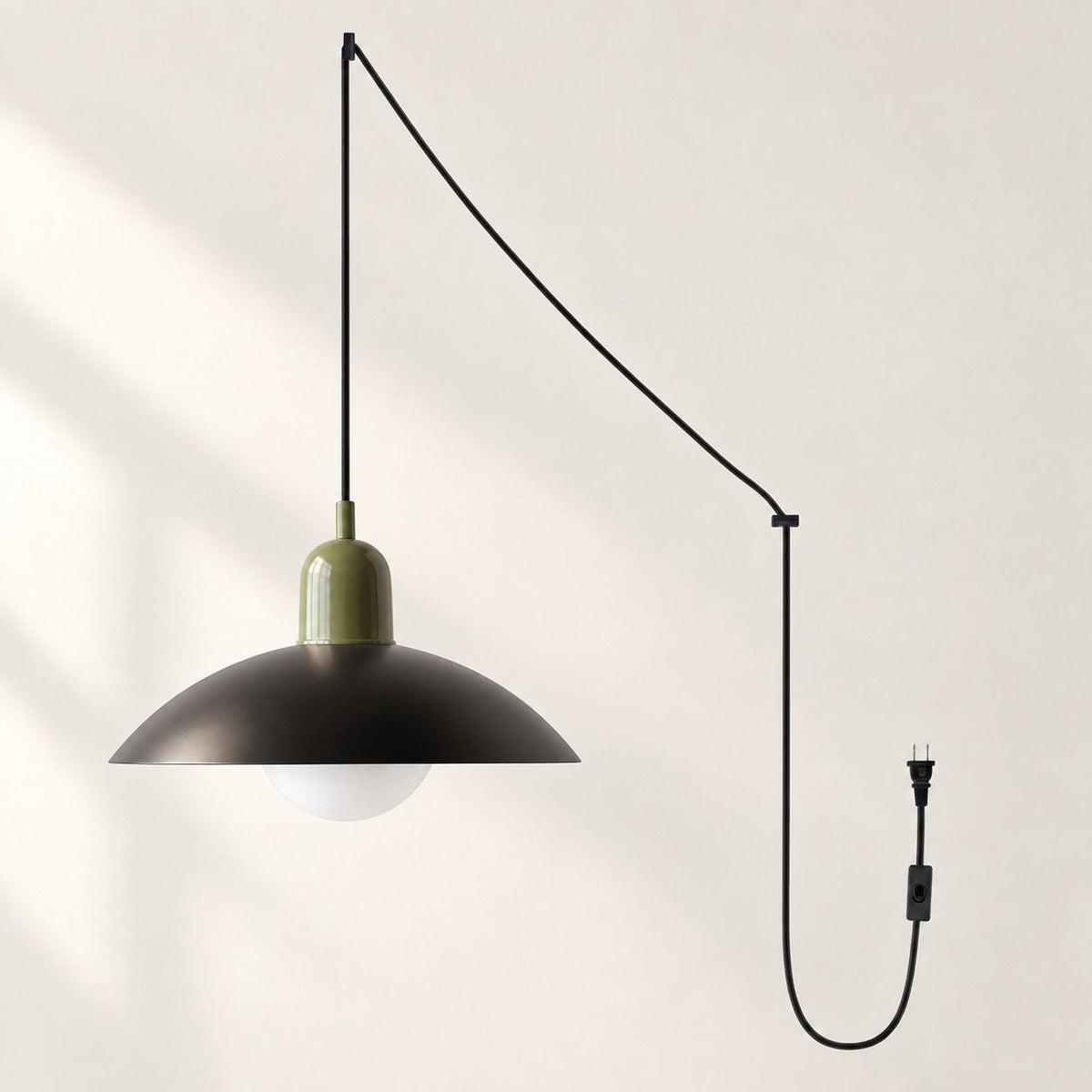 Steckdosen-Pendelleuchte im Mid-Century-Bauhaus-Stil – Ansicht 32