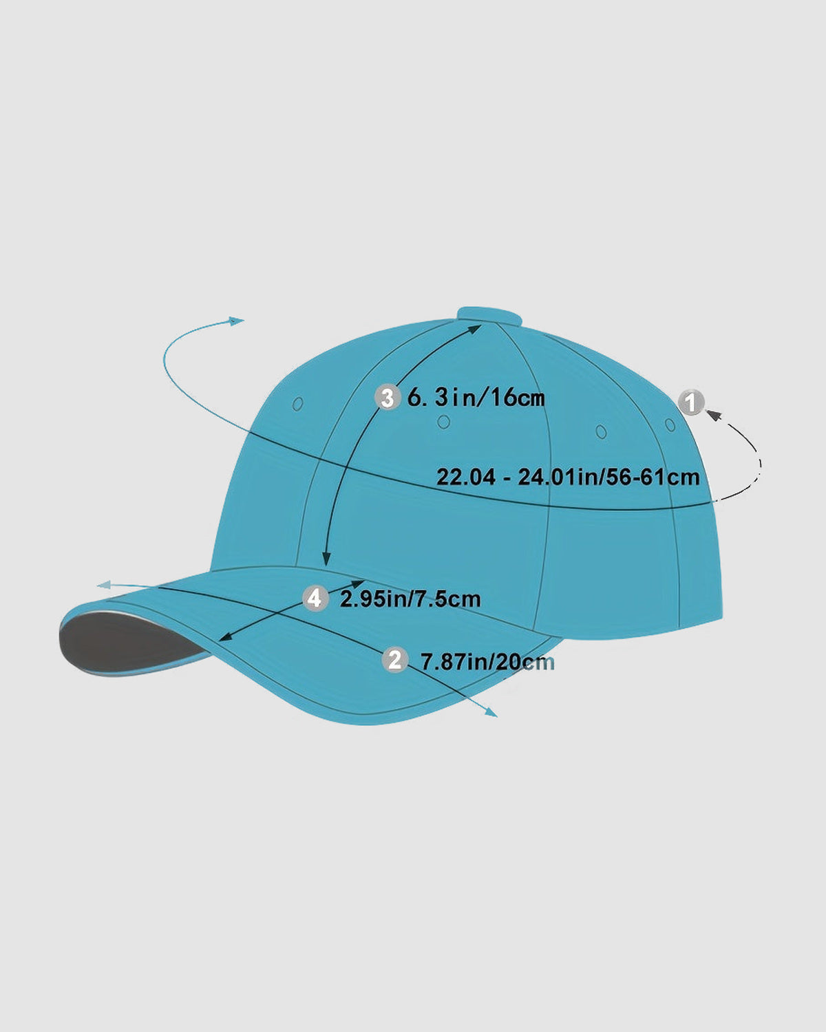 Herren Baseball Cap aus Kunstleder, elegant – Ansicht 2