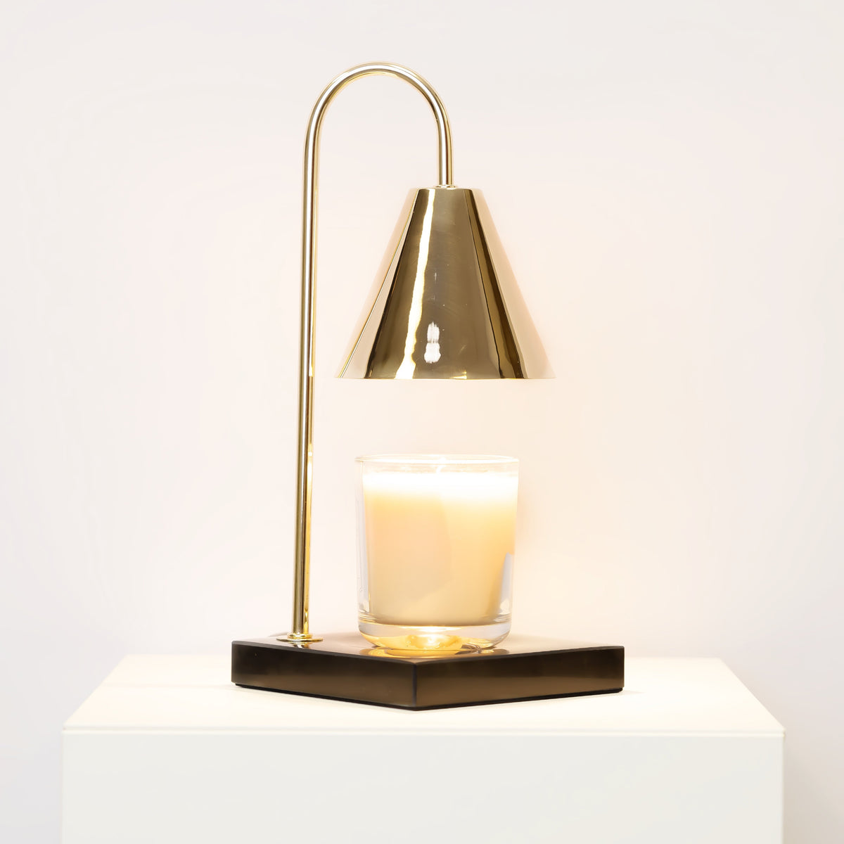 Marmor-Duftlampe – Flammenlose Wachsschmelzlampe mit Timer