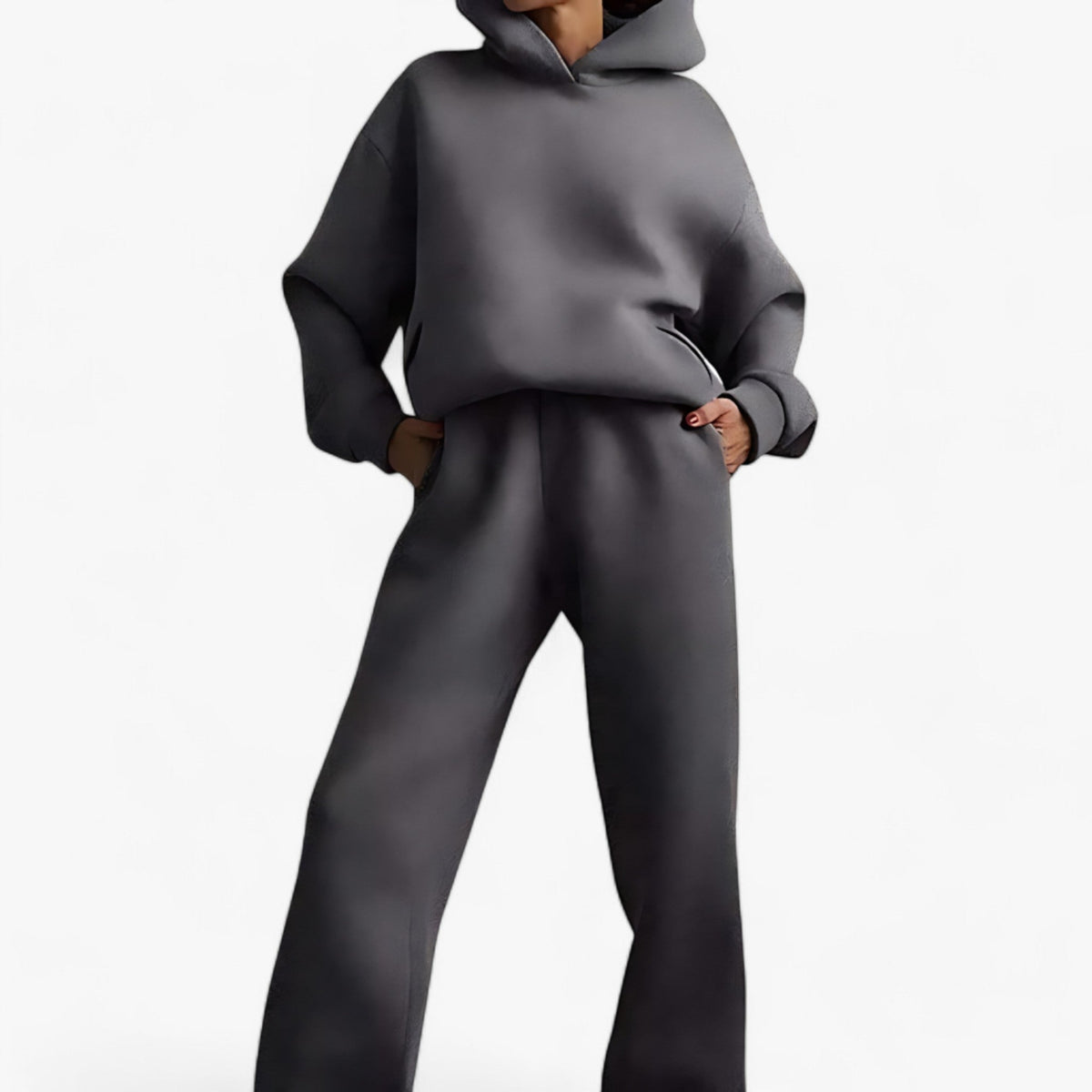 Winter-Sweatshirt-Set Kapuze