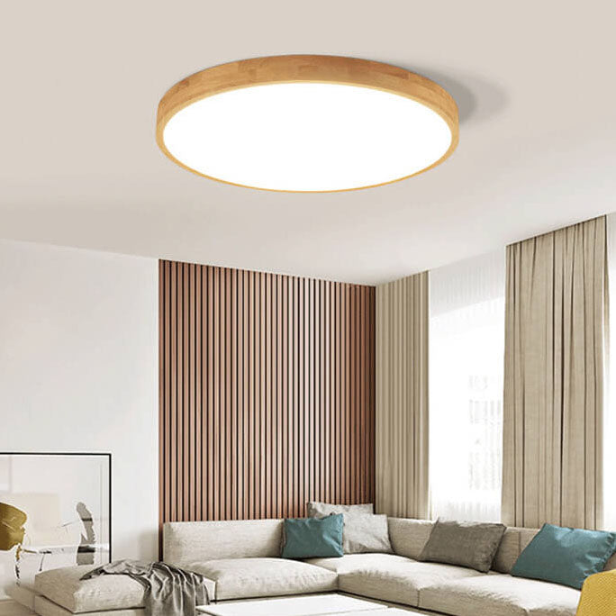 Deckenleuchte - Nordisches Massivholz LED