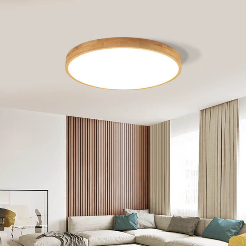 Deckenleuchte - Nordisches Massivholz LED