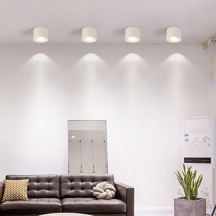 Nordischer Zylinder-Spot LED Deckenleuchte