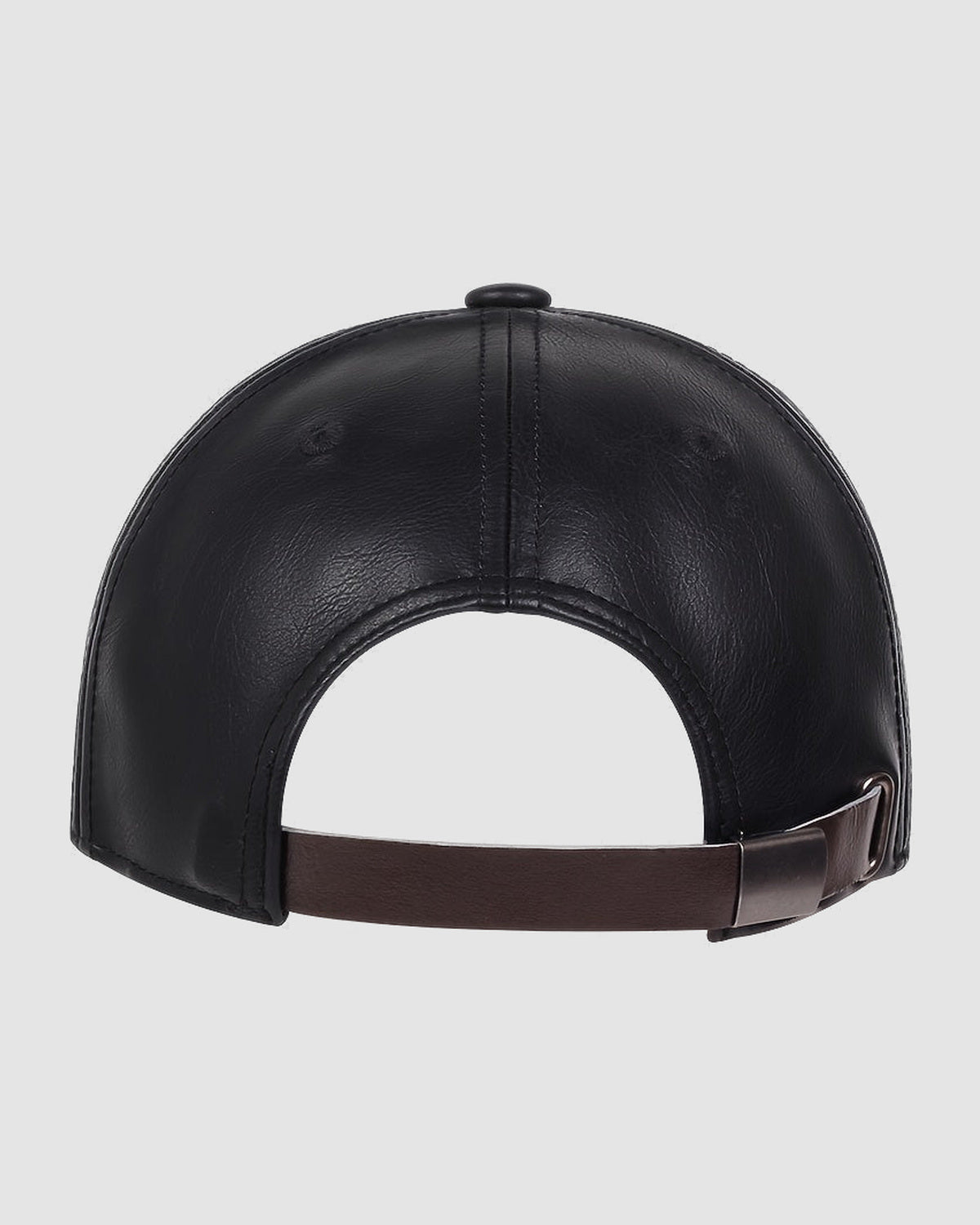 Herren Baseball Cap aus Kunstleder, elegant – Ansicht 8
