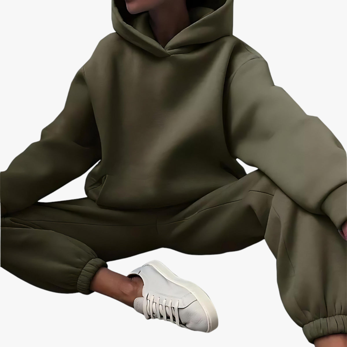 Winter-Sweatshirt-Set Kapuze