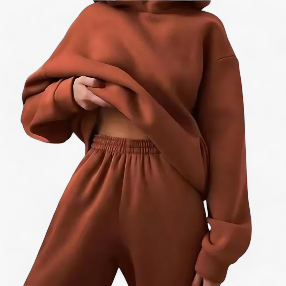 Winter-Sweatshirt-Set Kapuze