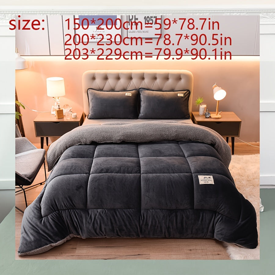 Doppelseitige Sherpa-Fleece-Decke – Dicke & Weiche Kuscheldecke