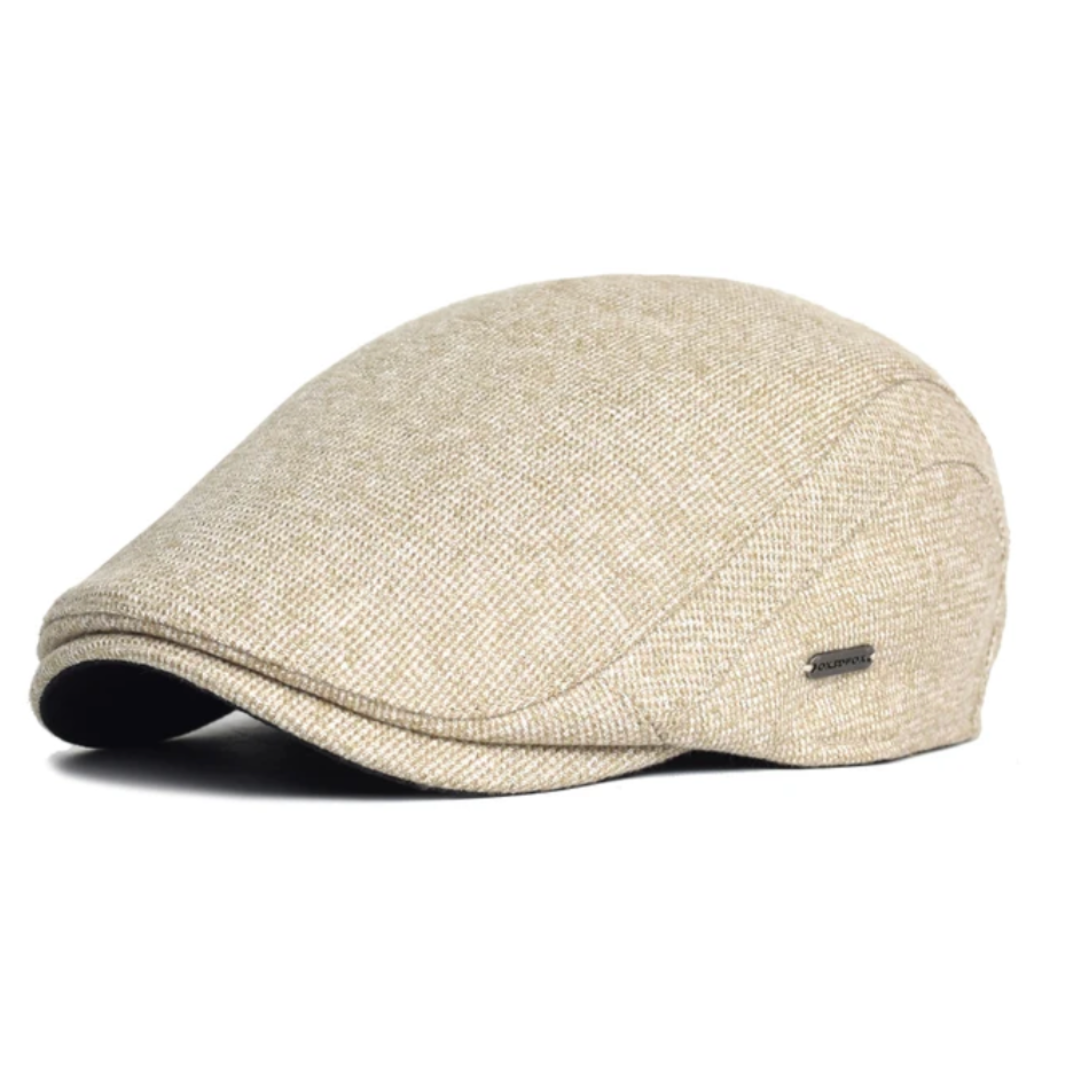 Beret : Streetsyle Baret Class Dames - Zwart in Beige