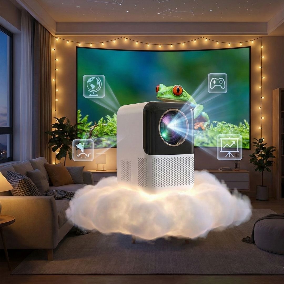 Mini-Projektor HD für Heimkino, tragbar – Ansicht 6