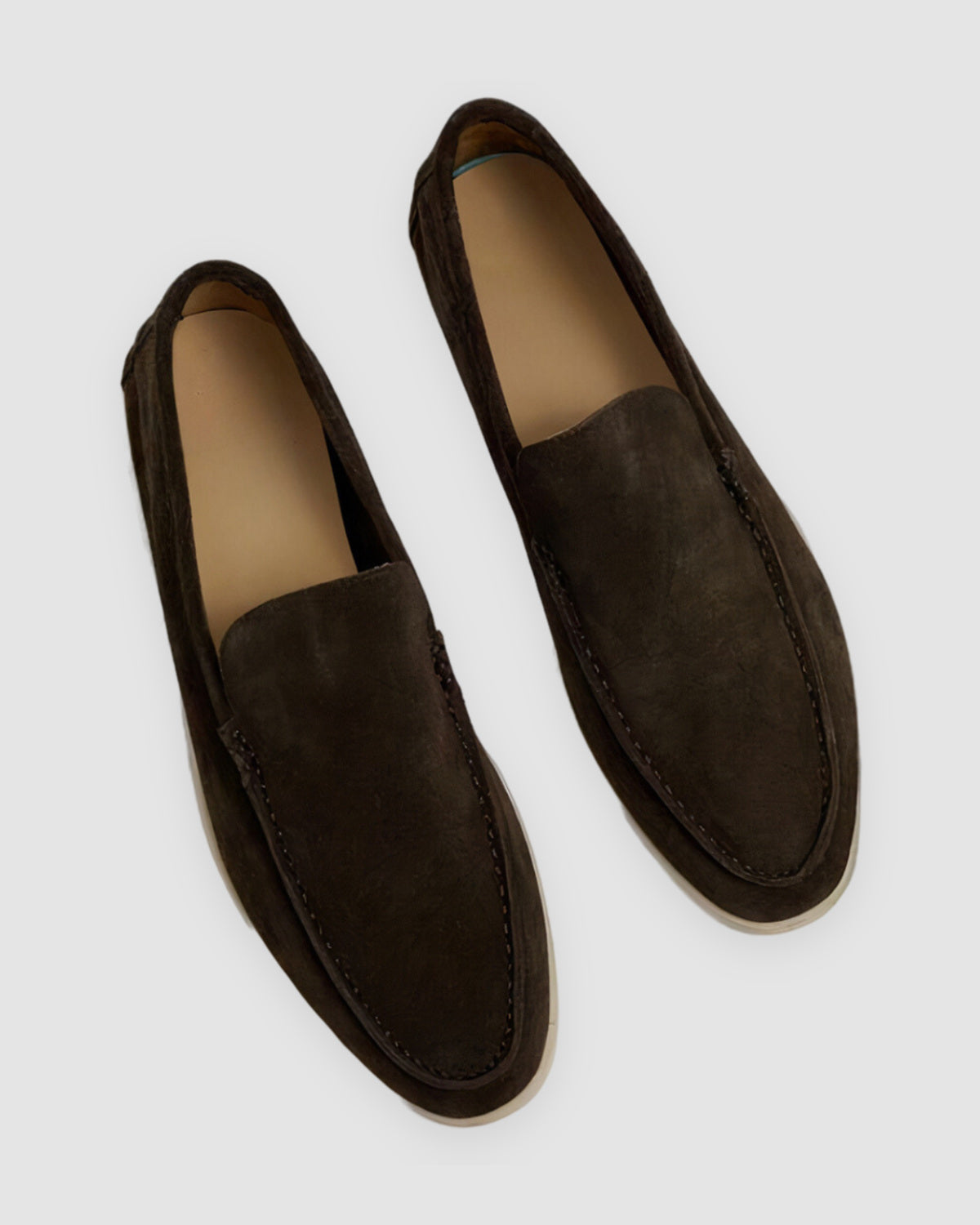 Herren Loafer aus Echtleder im Vintage-Stil in Braun