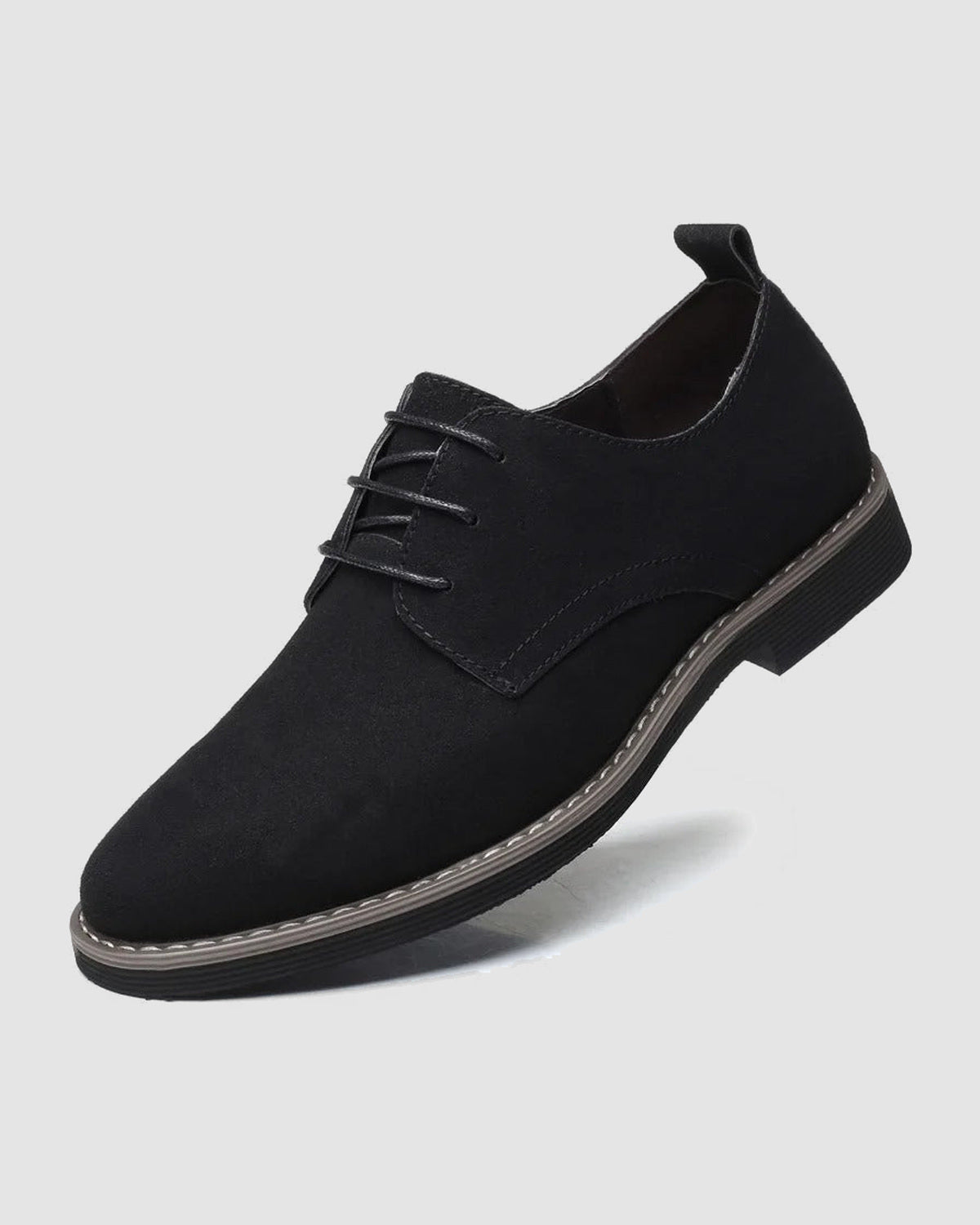 Herren Schnürschuhe casual in Schwarz