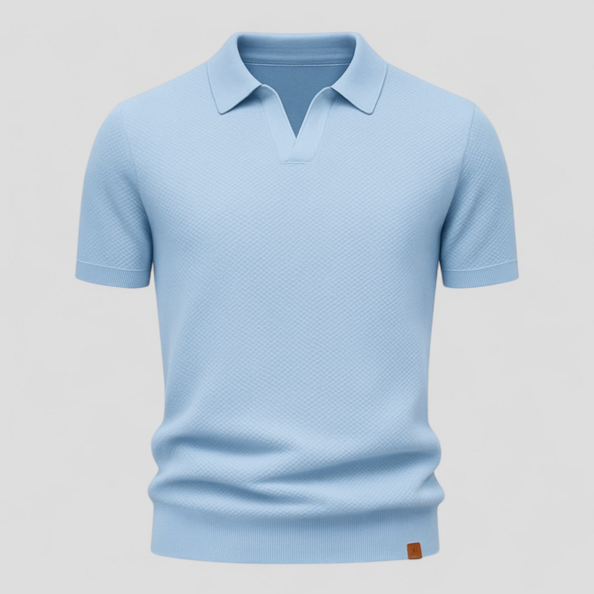 Herren Poloshirt Kurzarm Strukturgewebe