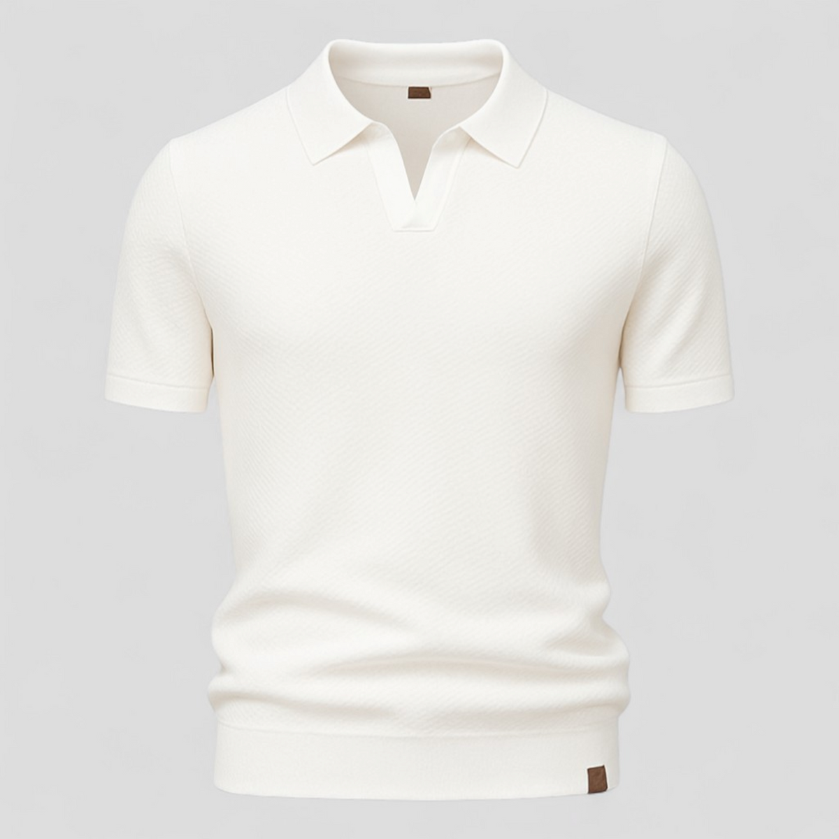 Herren Poloshirt Kurzarm Strukturgewebe