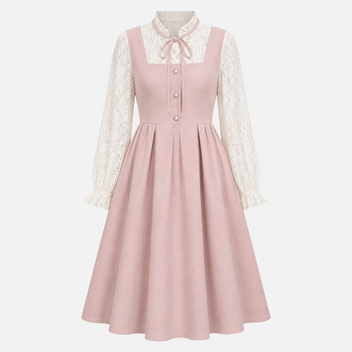 Dirndl A-Linie mit Herzausschnitt