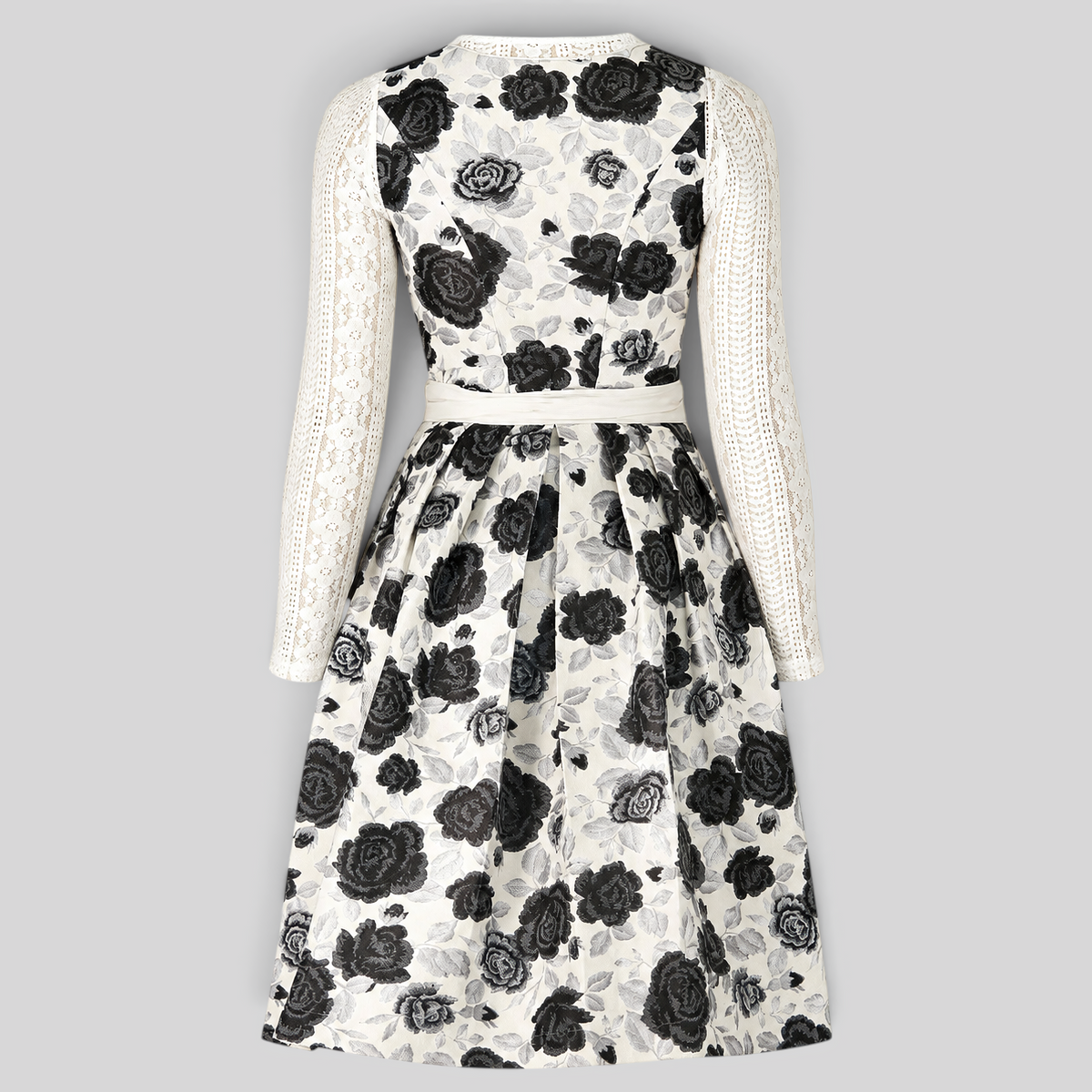 Dirndl Kurzarm mit Blumenmuster