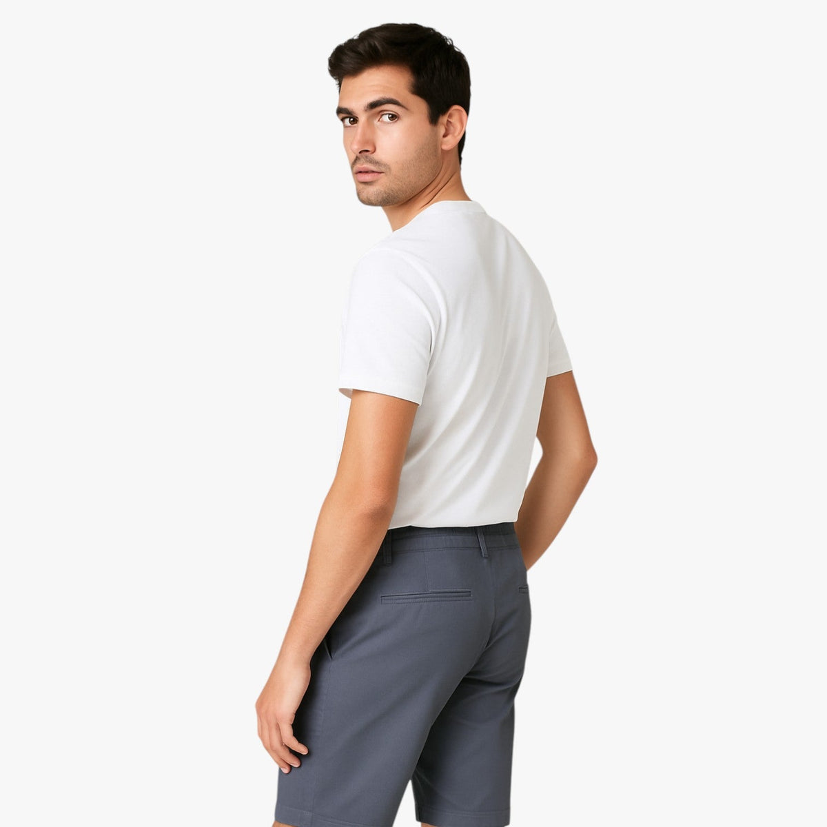 Herren Shorts Baumwolle Elastisch