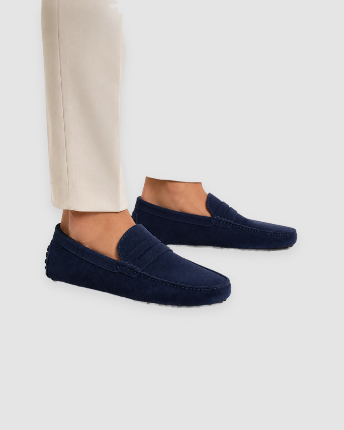 Herren Mokassins im Driving-Stil, Penny-Design – Dunkelblau, Bild 6