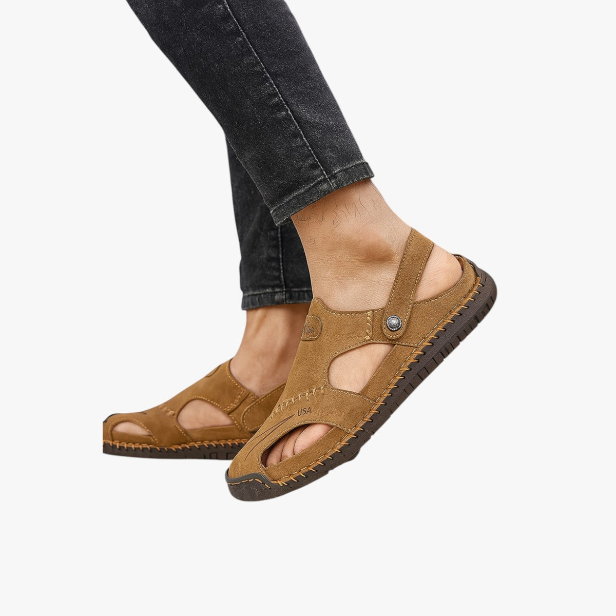 Herren Sandalen Leder