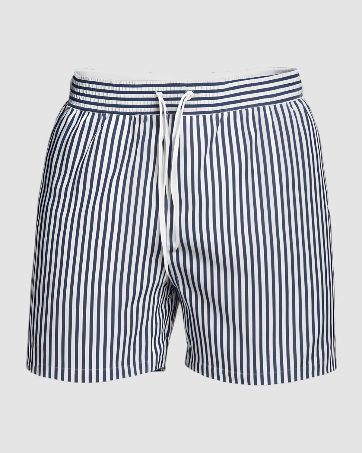 Herren Badeshorts gestreift in Grau