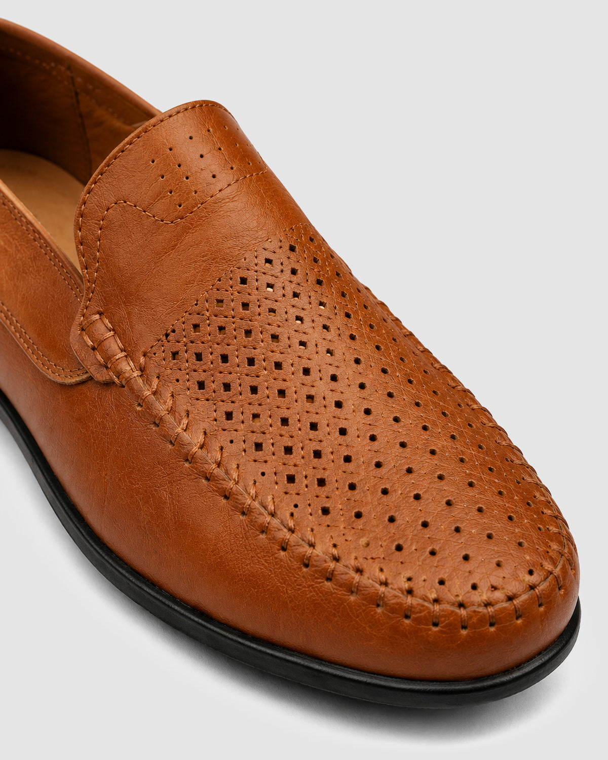Herren Loafer Slip-On, atmungsaktiv – Braun, Bild 5