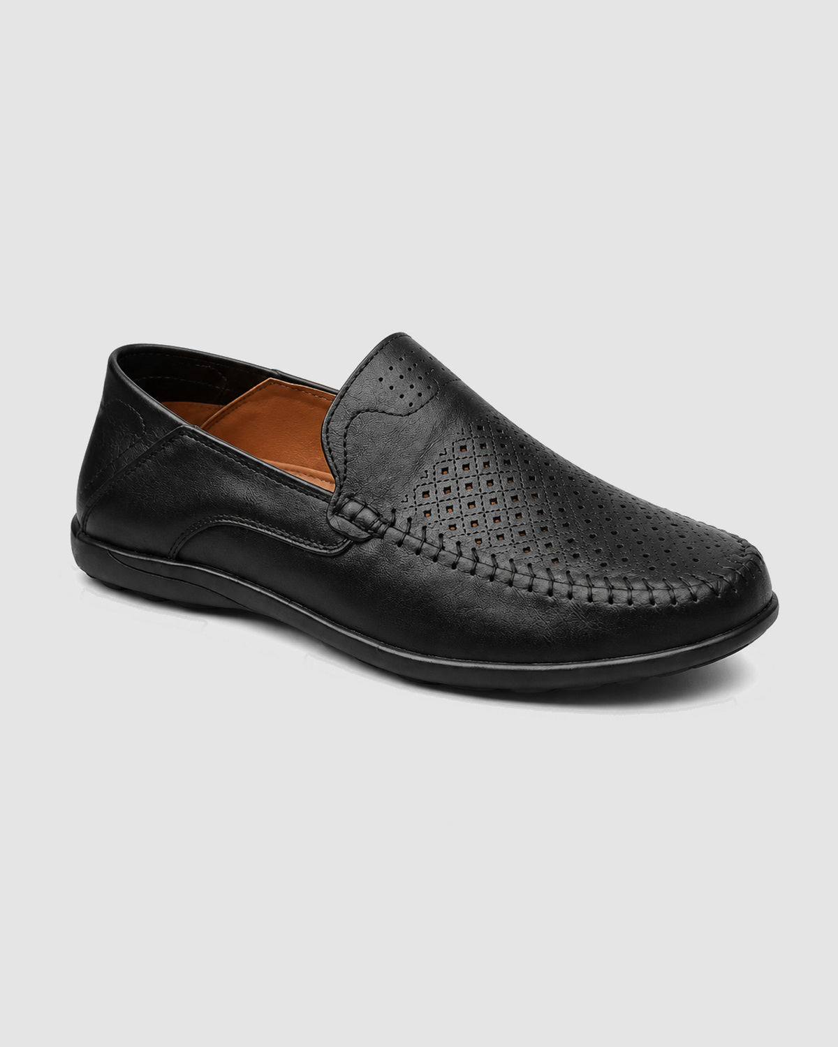 Herren Loafer aus Echtleder, Slip-On – Schwarz, Bild 4