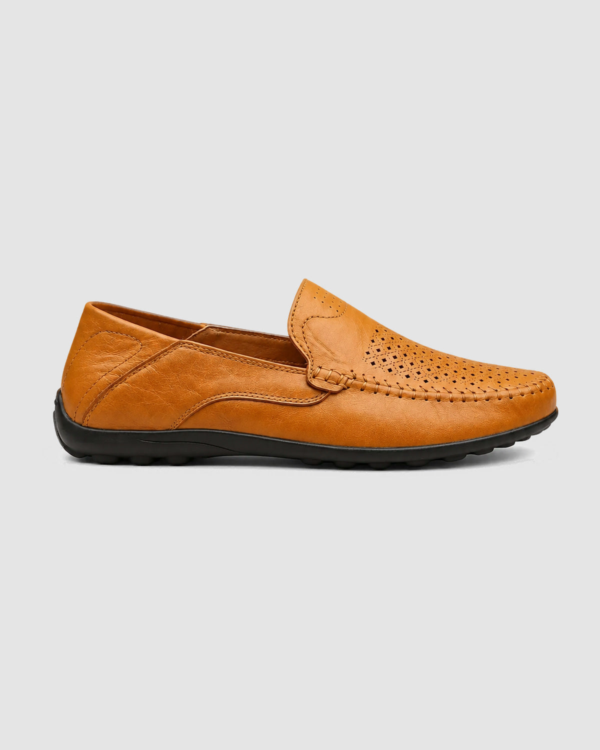 Herren Loafer in Lederoptik, Slip-On – Tan, Bild 1