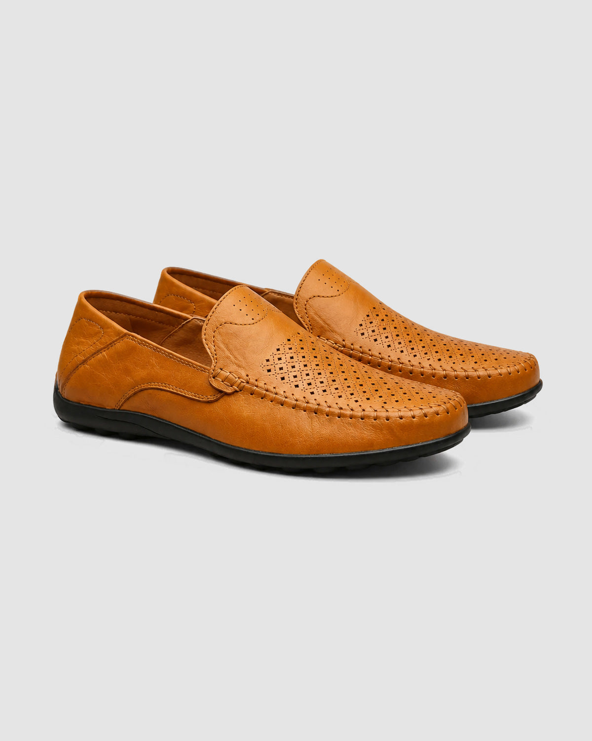 Herren Loafer in Lederoptik, Slip-On – Tan