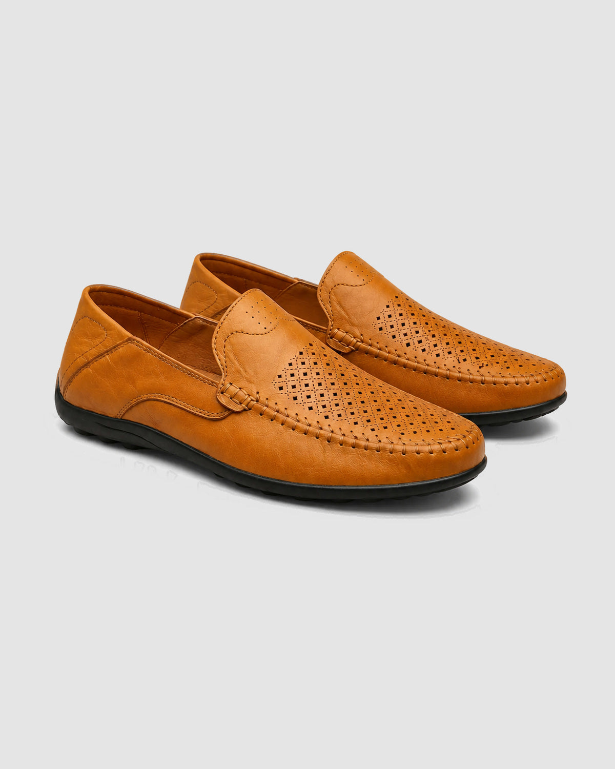 Herren Loafer in Lederoptik, Slip-On – Tan, Bild 6