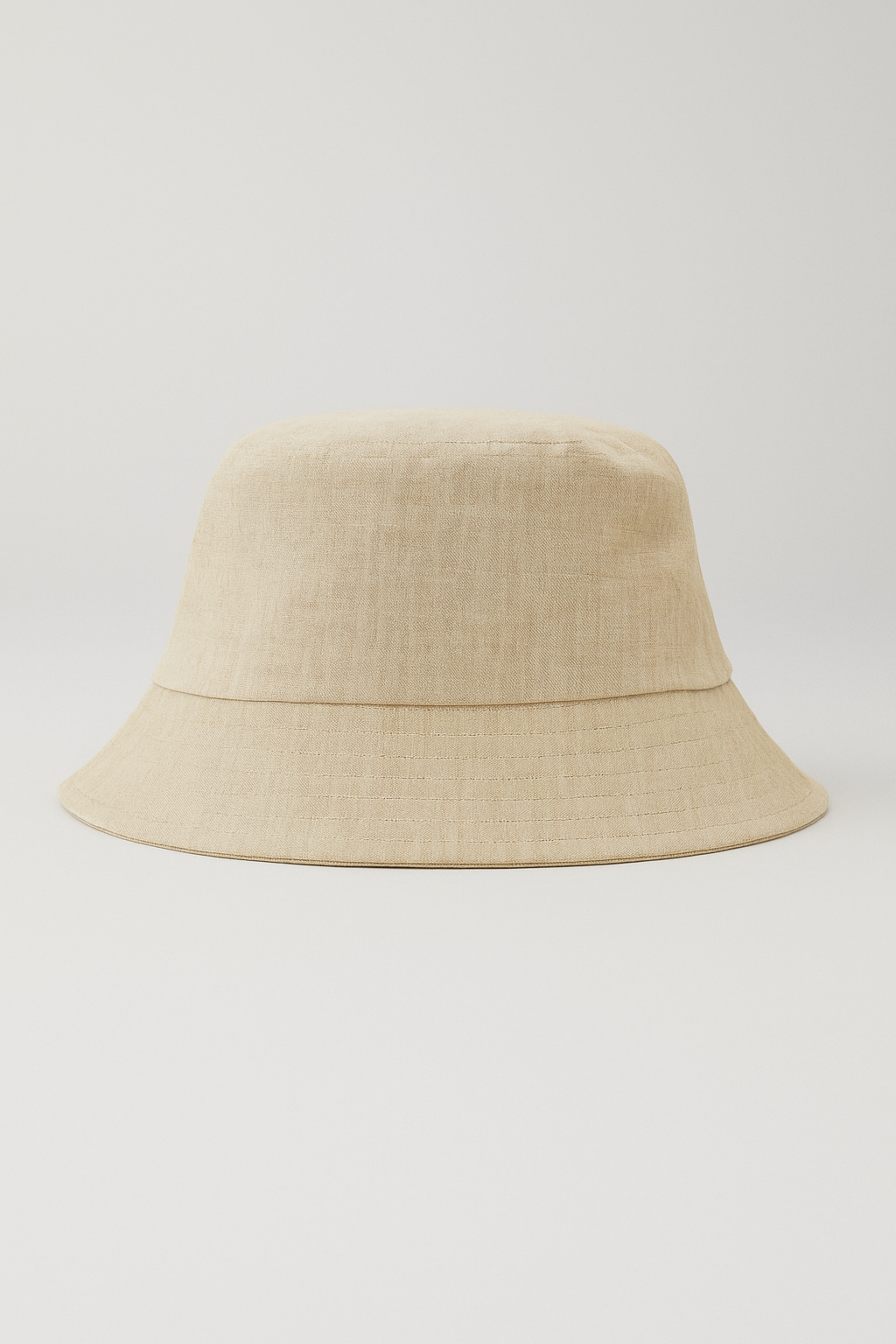 Luca | Herre Bucket Hat af Linned i Beige - Sandkasse - Luca | Herre Bucket Hat af Linned i Beige - €25