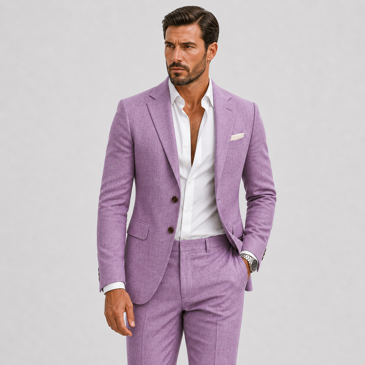 Herrenanzug Zweiteilig Polyester