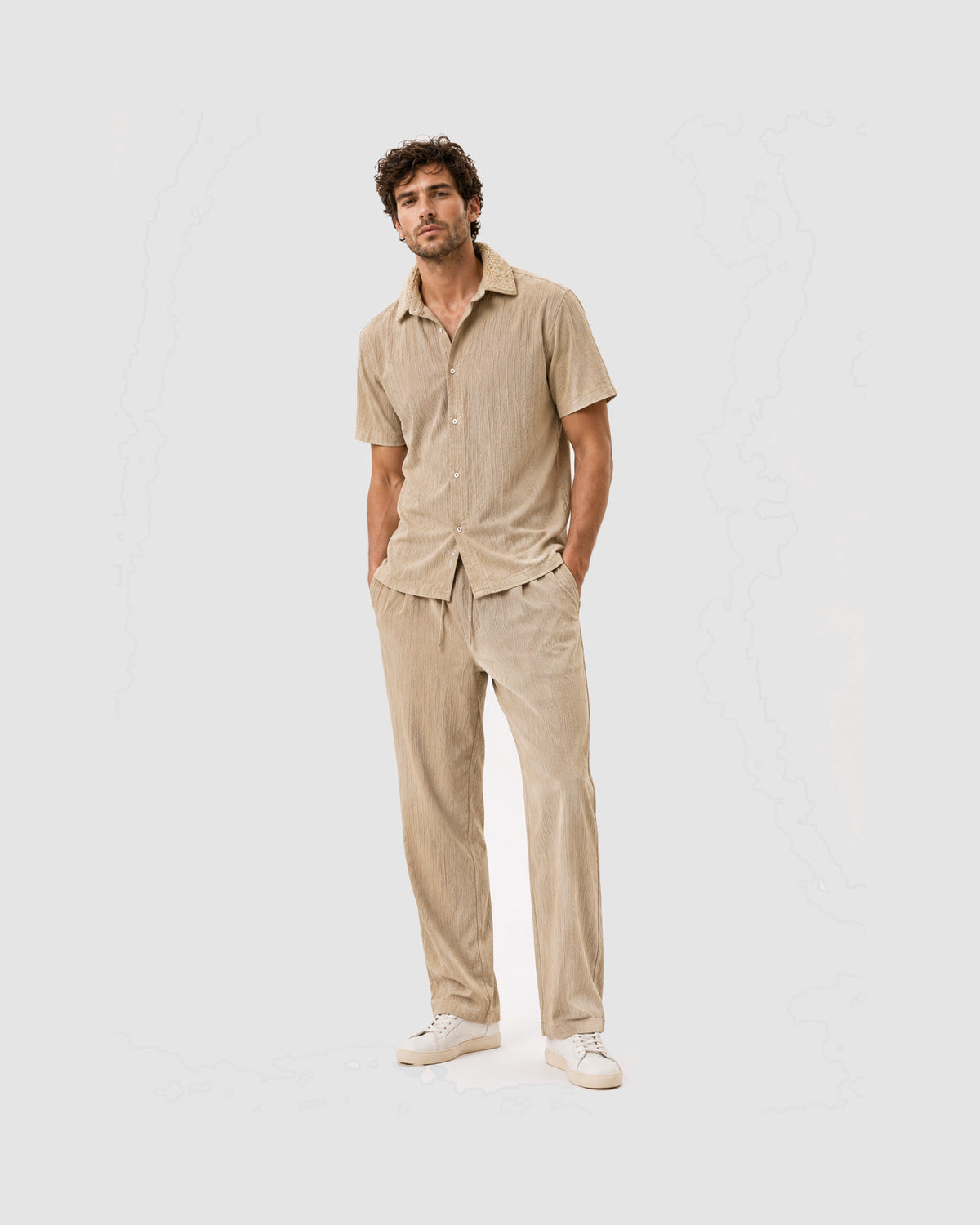 Herren Business-Casual Set mit Hemd und Slim-Fit-Hose, Bild 12