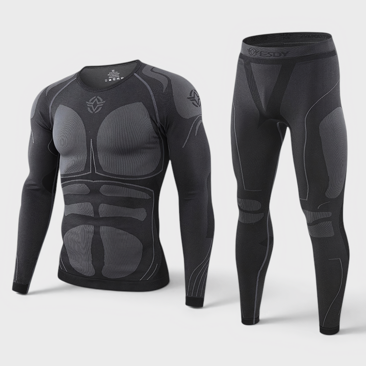 Herren Thermo-Unterwäscheset – Nahtlos, Feuchtigkeitsableitend