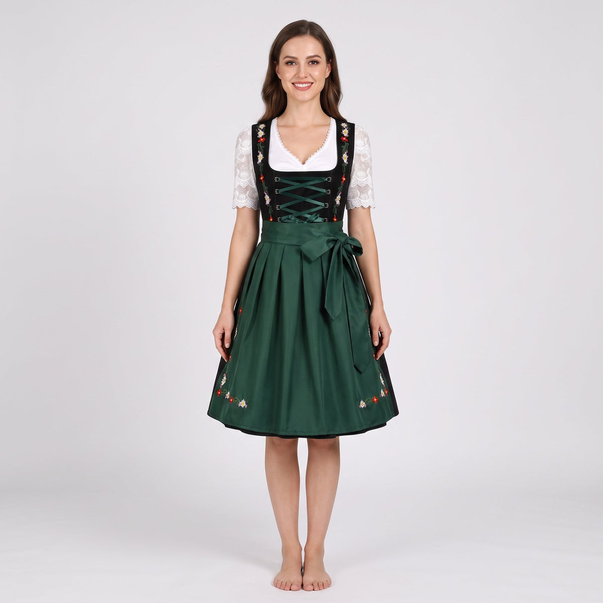 Dirndl Klassisch Geschnürt