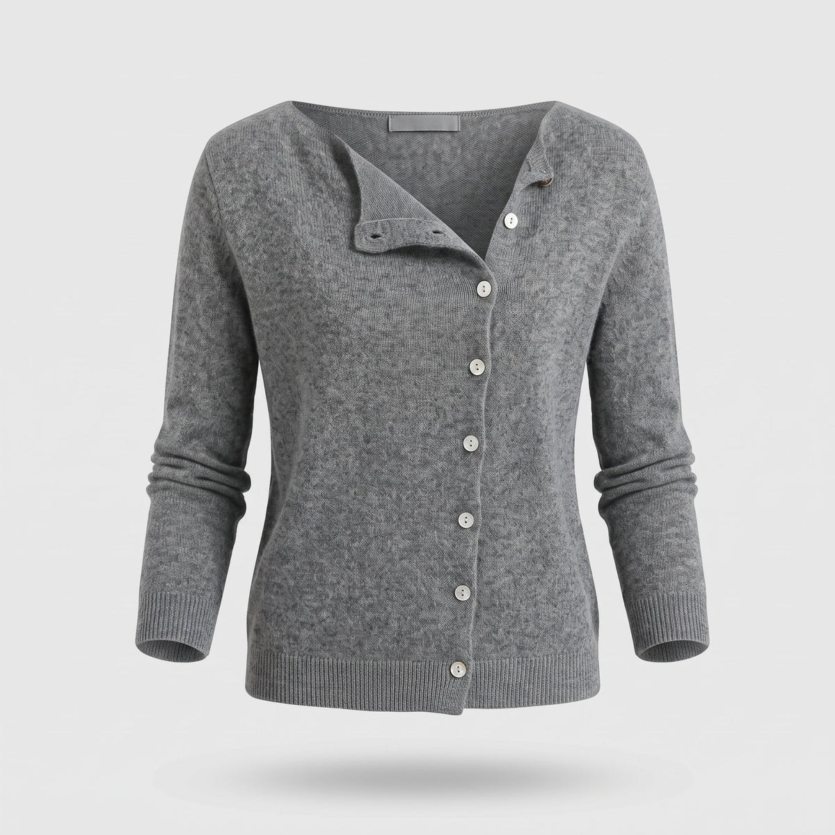 Women's Elegant Wool Cardigan - Lightweight Layering Piece