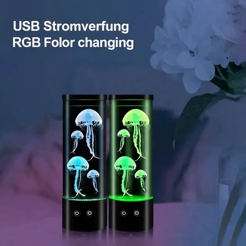LED-Stimmungslampe Quallen-Aquarium mit Farbwechsel – Ansicht 5
