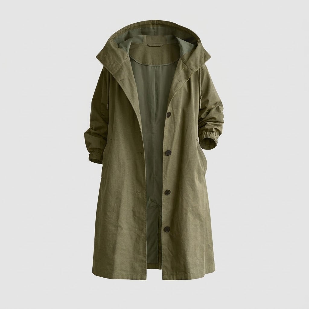 Women's Waterproof Trenchcoat with Long Fit
