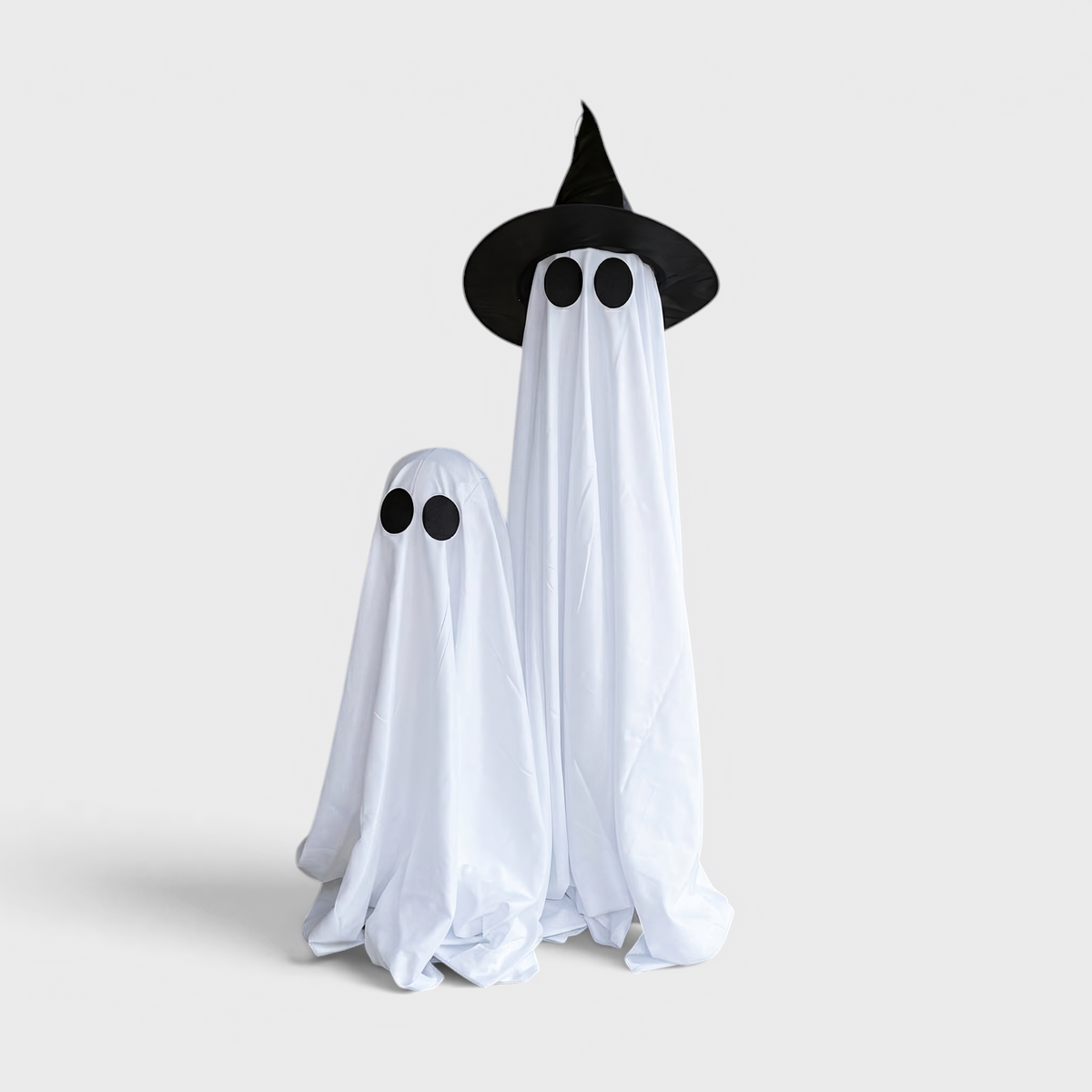 Leuchtendes Geist mit Hexenhut - LED Halloween Deko