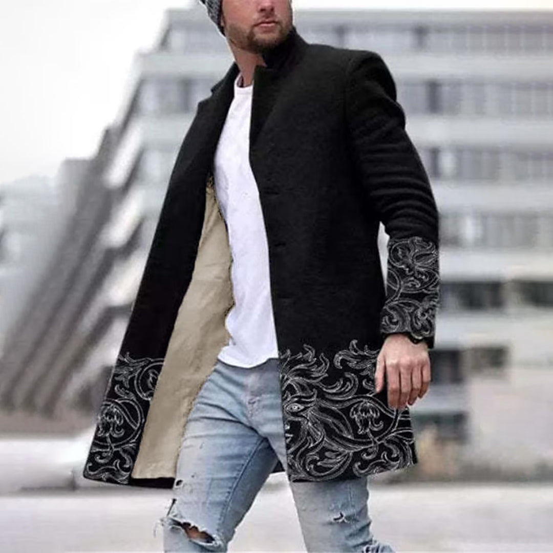 Herren Modejacke - Einzigartiges Abstraktes Muster, Laurent