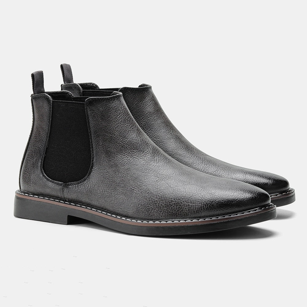 Herren Chelsea-Boots mit elastischen Seiteneinsätzen