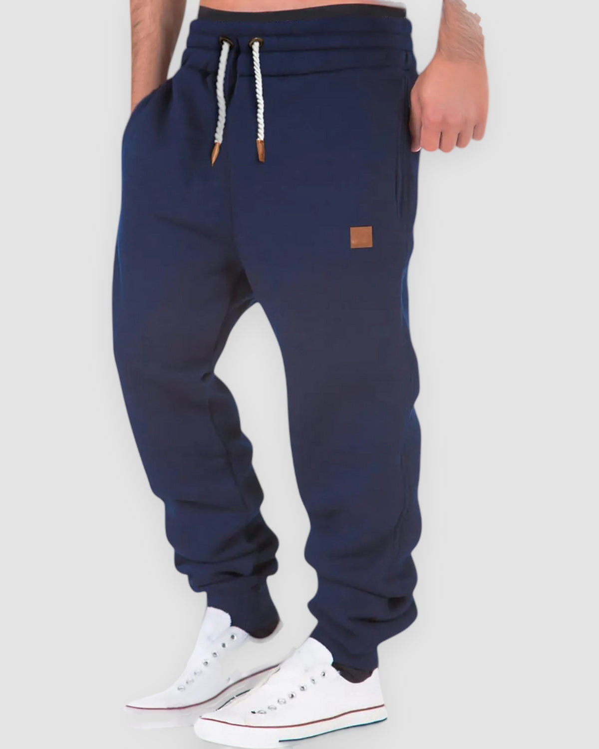 Herren Jogginghose casual – Marineblau in Marineblau