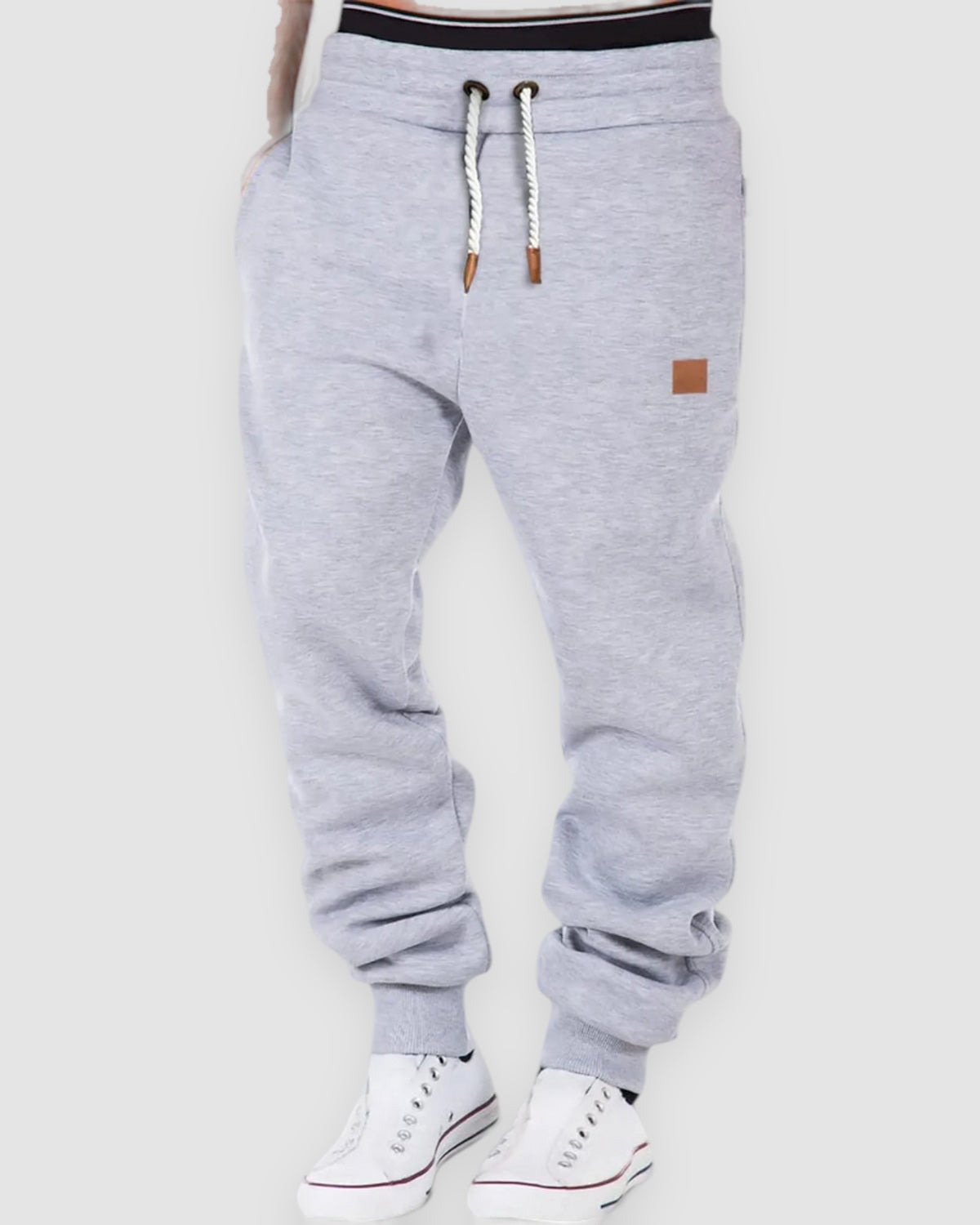 Herren Jogginghose casual – Marineblau in Grau