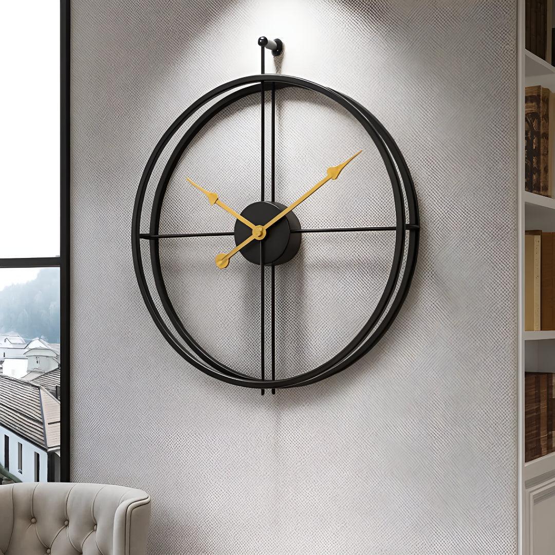 Große Lautlose Wanduhr – Modernes Minimalistisches Design