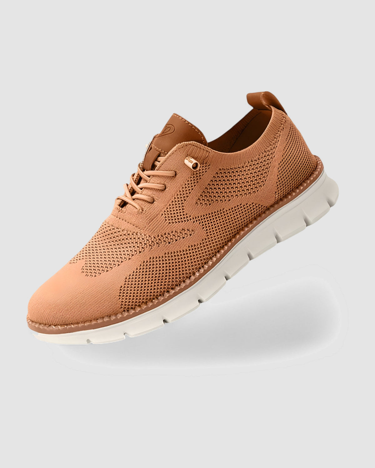 Herren Schuhe elegant und atmungsaktiv in Karamell