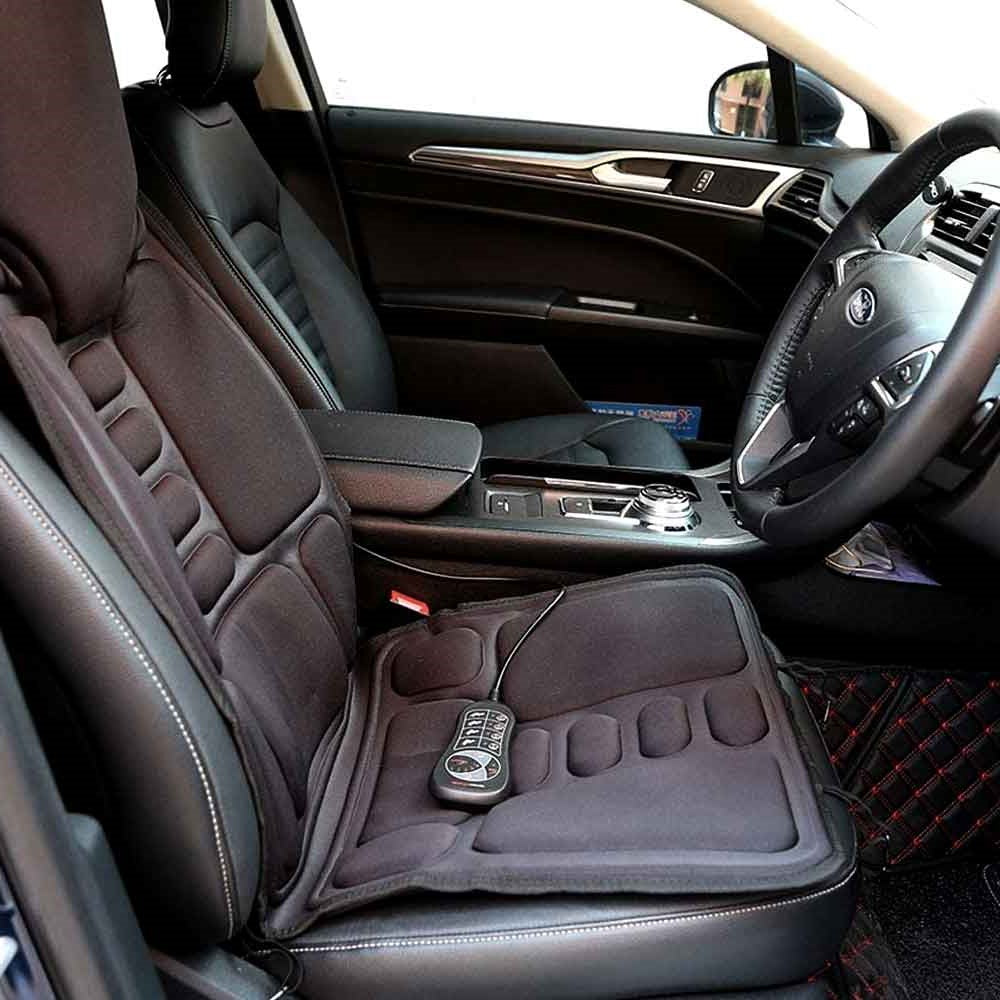 Beheizte Massage-Sitzauflage mit 8 Massagezonen – Auto & Zuhause