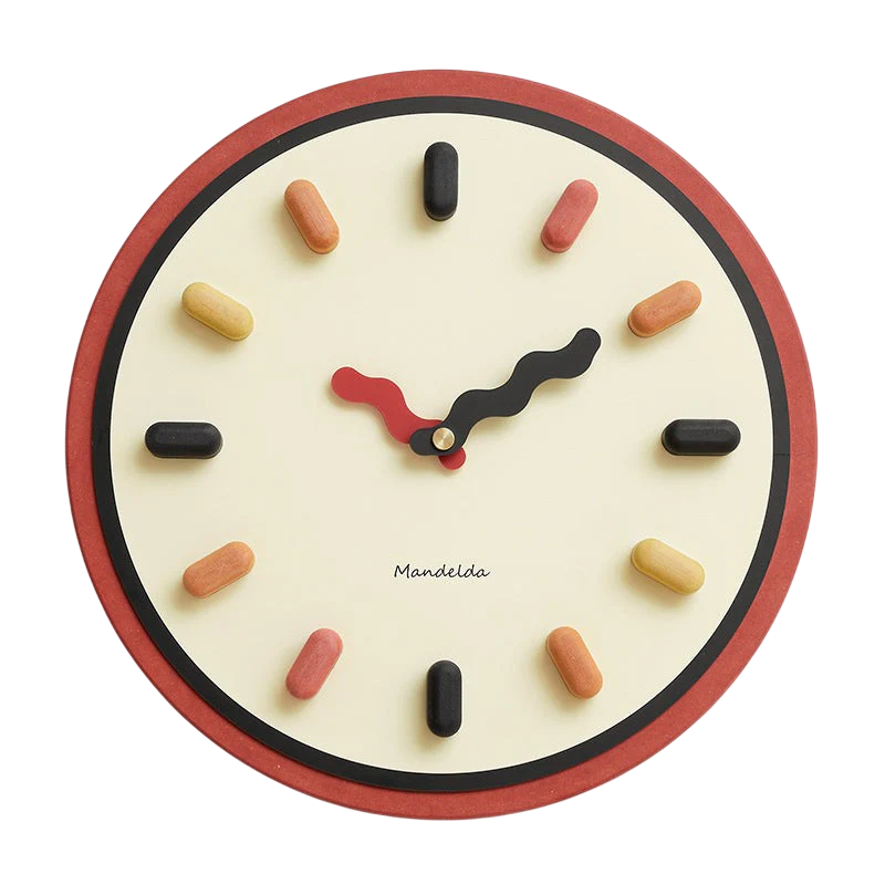 3D Nordische Wanduhr Lautloses Uhrwerk für Wohnzimmer & Schlafzimmer