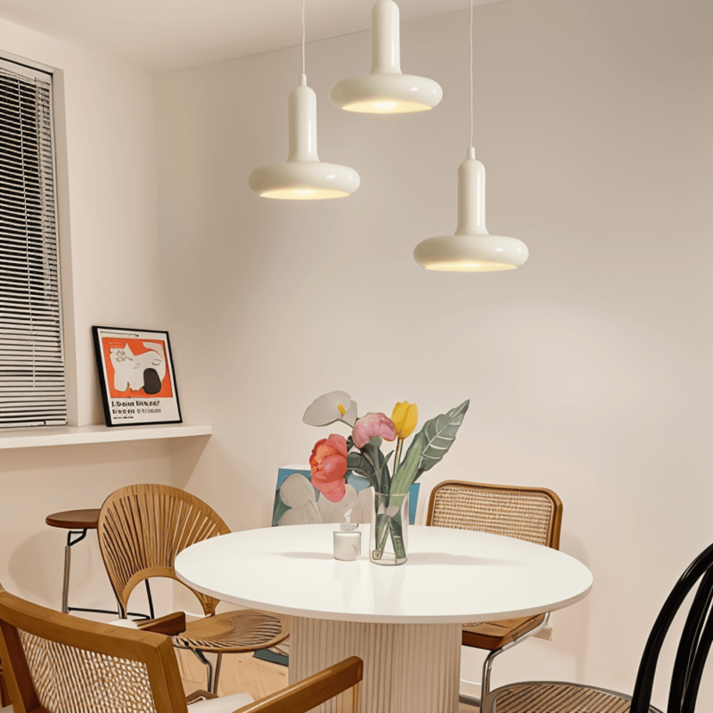 RetroPop Deckenlampe im Bauhaus-Stil, Macaron-Farben – Ansicht 2