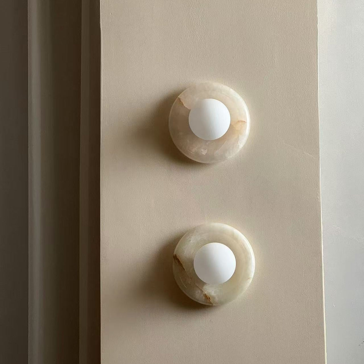 Marble Wall Sconce Modern Indoor LED Wall Light Elegant Fixture