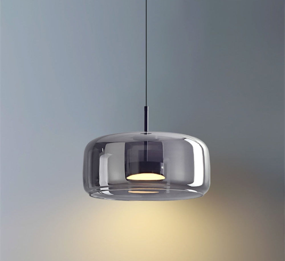 Luxus Glas & Metall Pendelleuchte – Elegante Hängeleuchte