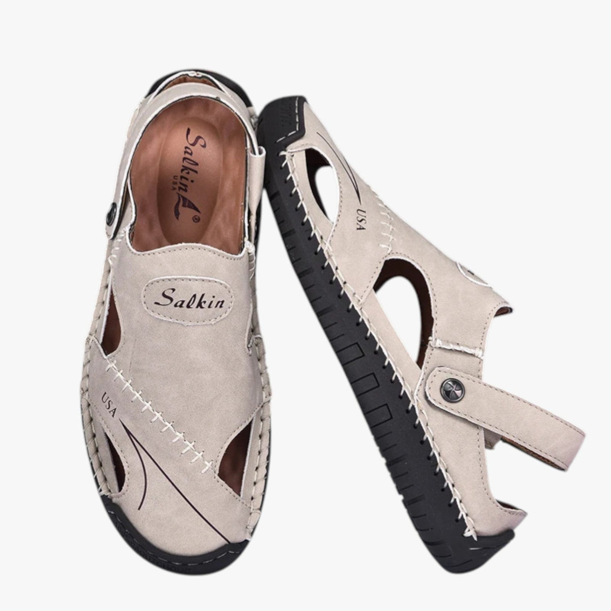 Herren Sandalen Leder