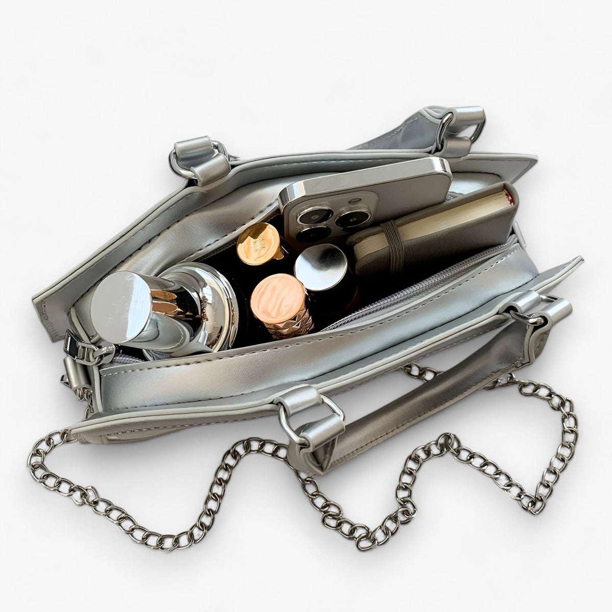 Gothic Sargförmige Handtasche mit Kette für Halloween